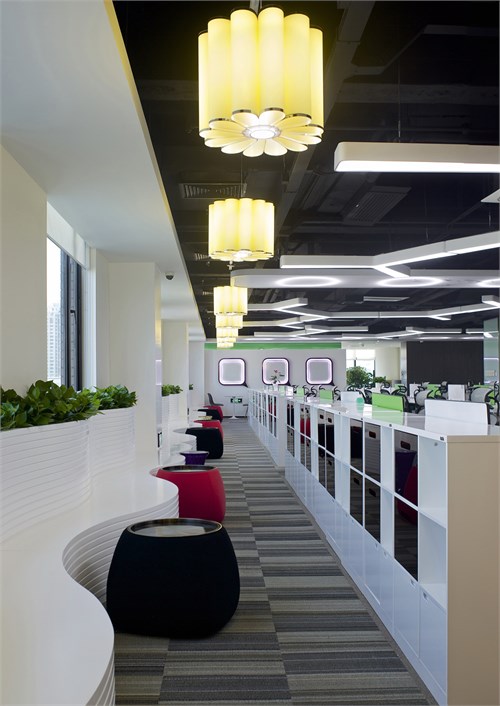 騰訊科技(北京)希格瑪大廈4F辦公區(qū)裝修工程_美國室內(nèi)設(shè)計(jì)中文網(wǎng)